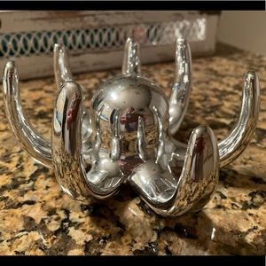 Silver jewelry stand / display / holder